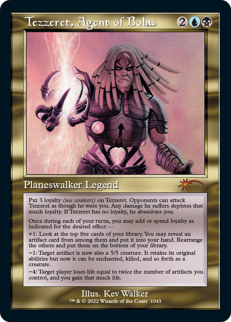 Tezzeret, Agent of Bolas (Retro Frame) (SLD-1043)  - Secret Lair Drop