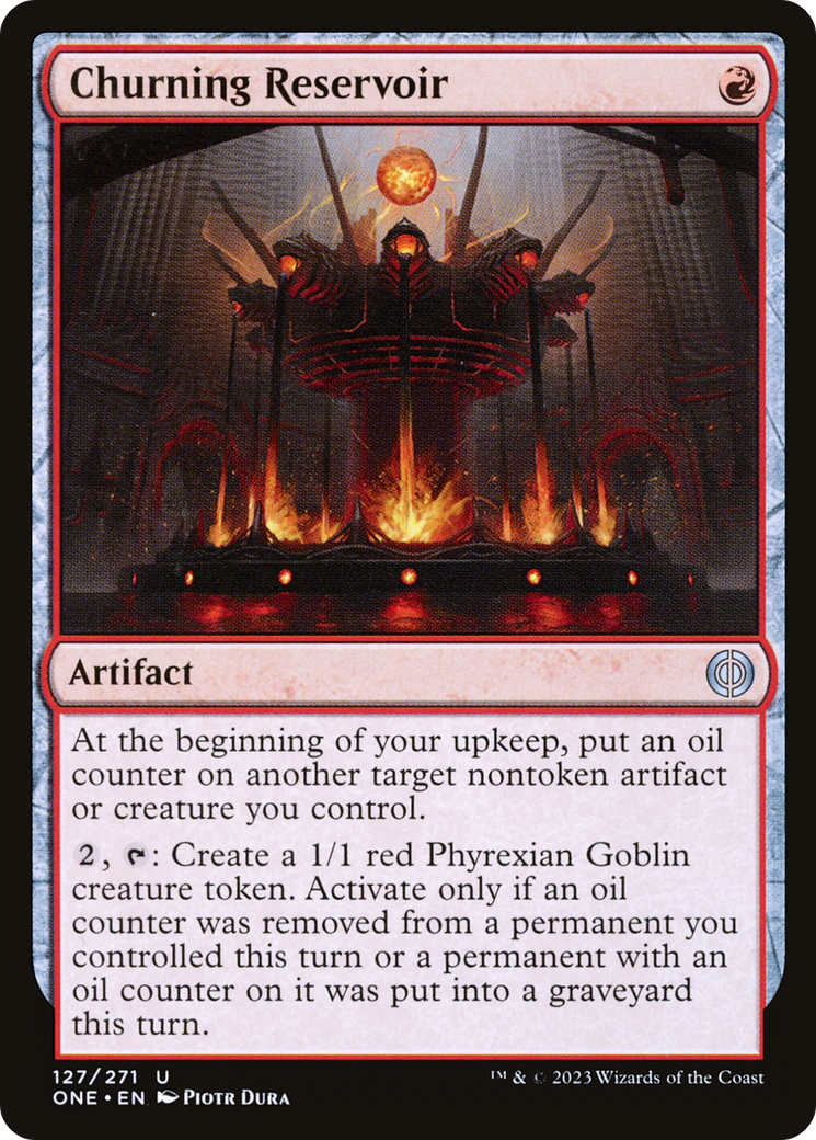 Churning Reservoir (ONE-127)  - Phyrexia: All Will Be One