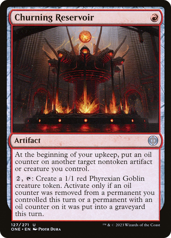 Churning Reservoir (ONE-127)  Foil - Phyrexia: All Will Be One