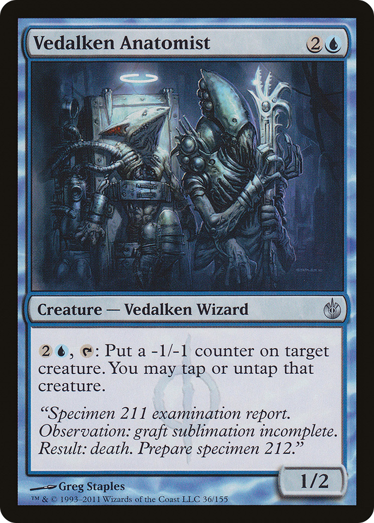 Vedalken Anatomist (MBS-036)  - Mirrodin Besieged