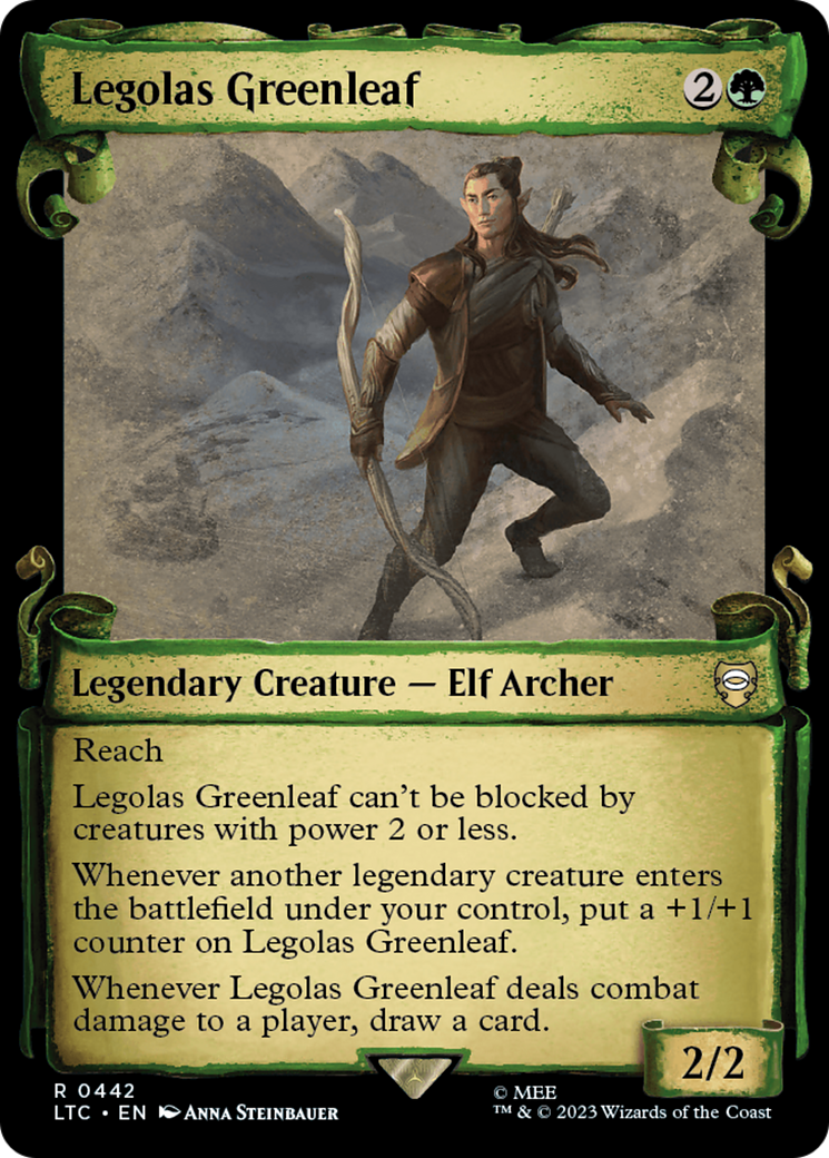Legolas Greenleaf (Showcase Scrolls) (LTC-442)  - Tales of Middle-earth Commander: (Showcase)