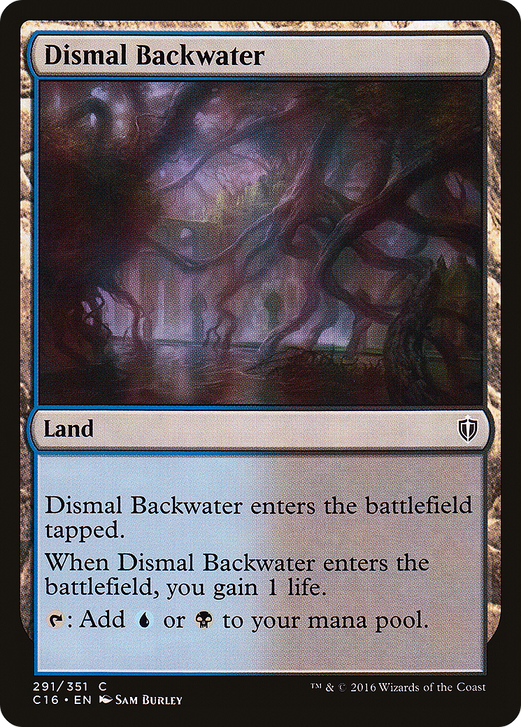 Dismal Backwater (C16-291)  - Commander 2016