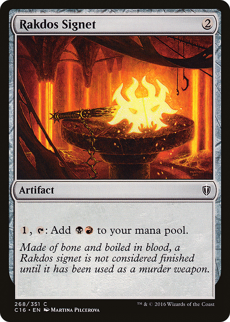 Rakdos Signet (C16-268)  - Commander 2016