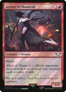 Seeker of Slaanesh (Surge Foil) (40K-085)  Foil - Warhammer 40,000 Commander