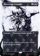 Phyrexian Crusader (Step-and-Compleat Foil) (SLD-1214)  Foil - Secret Lair Drop (Borderless)