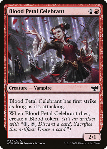 Blood Petal Celebrant (VOW-146)  Foil - Innistrad: Crimson Vow