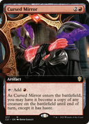 Cursed Mirror (Extended Art) (C21-377)  - Commander 2021: (Extended Art)