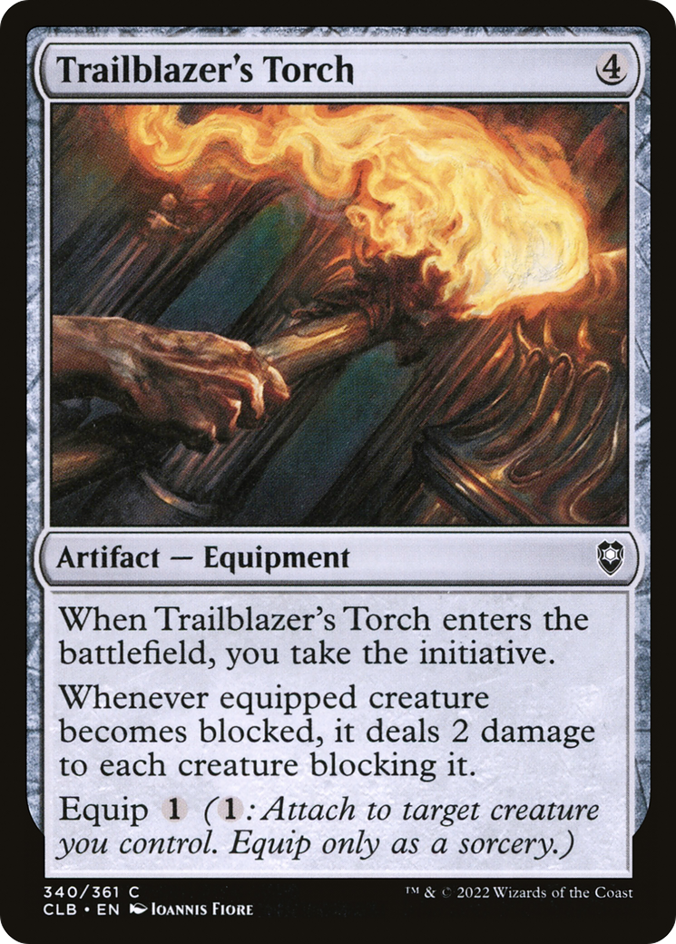 Trailblazer's Torch (CLB-340)  Foil - Commander Legends: Battle for Baldur's Gate