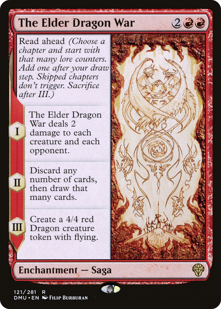 The Elder Dragon War (DMU-121)  Foil - Dominaria United