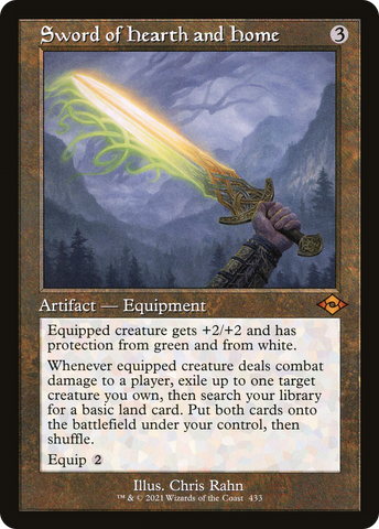 Sword of Hearth and Home (Retro Frame) (MH2-433)  Foil - Modern Horizons 2