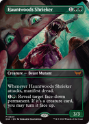 Hauntwoods Shrieker (Borderless) (DSK-349)  Foil - Duskmourn: House of Horror