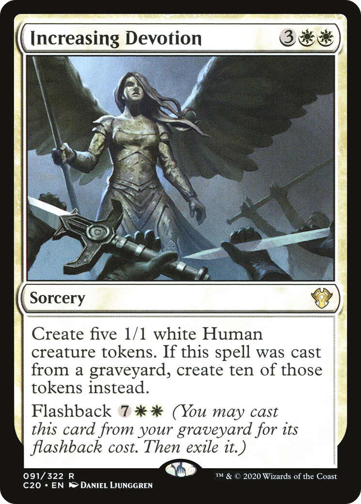 Increasing Devotion (C20-091)  - Commander 2020