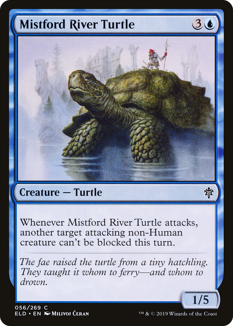 Mistford River Turtle (ELD-056) - Throne of Eldraine Foil