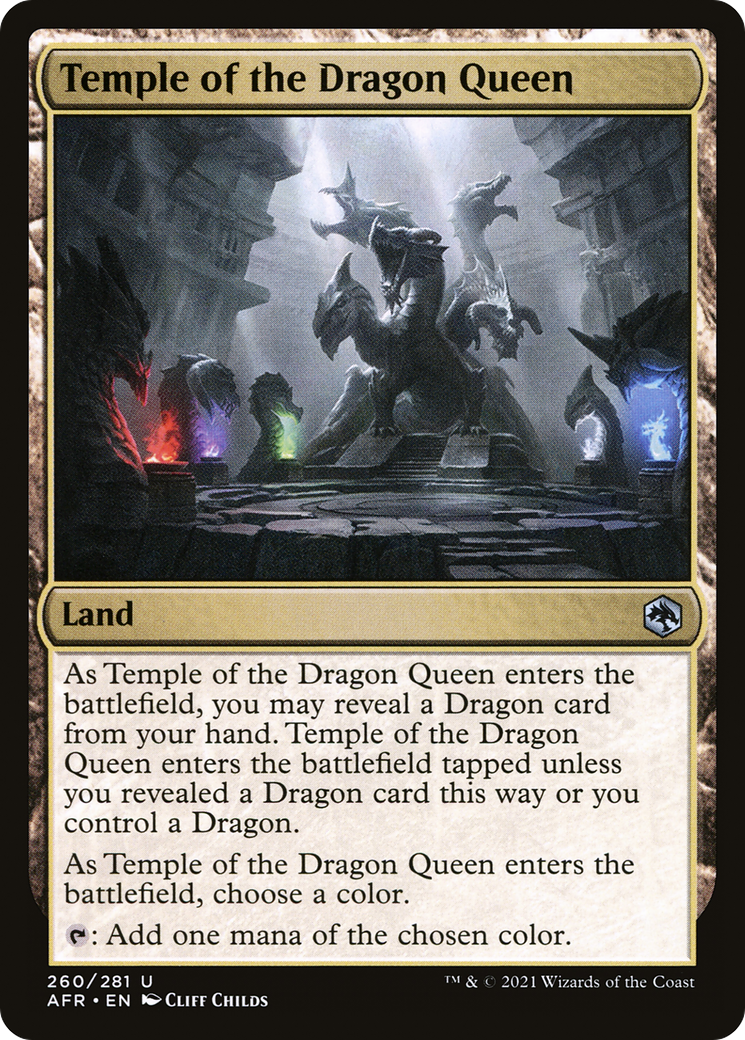 Temple of the Dragon Queen (AFR-260) - Adventures in the Forgotten Realms Foil