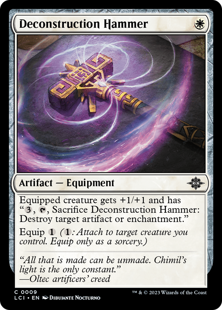 Deconstruction Hammer (LCI-009)  - The Lost Caverns of Ixalan