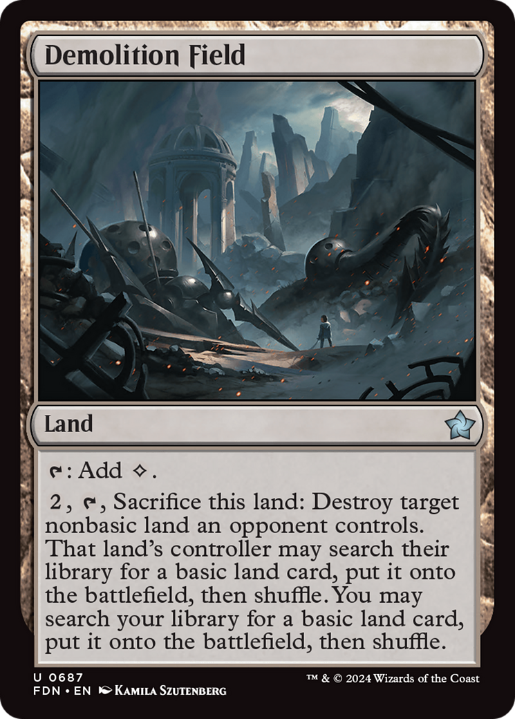 Demolition Field (FDN-687)  - Foundations