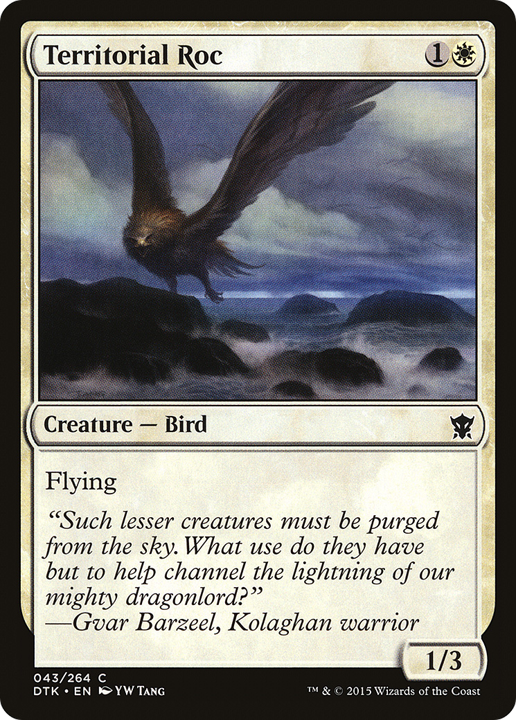 Territorial Roc (DTK-043) - Dragons of Tarkir Foil