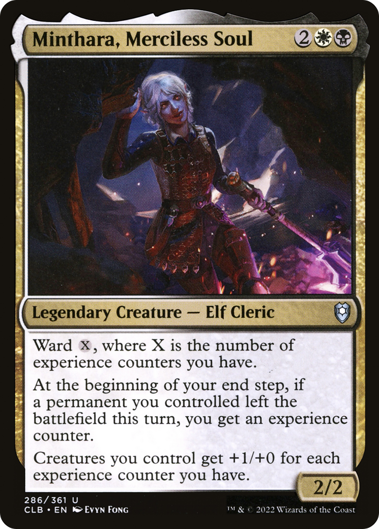 Minthara, Merciless Soul (CLB-286)  Foil - Commander Legends: Battle for Baldur's Gate