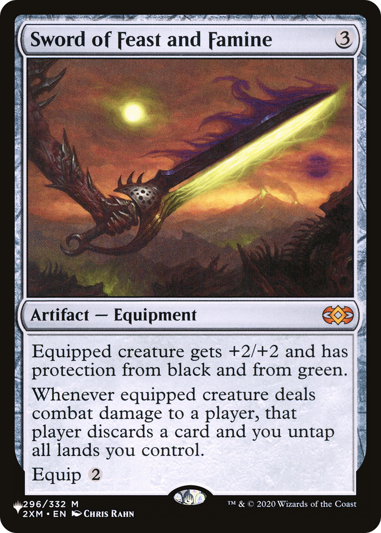 Sword of Feast and Famine (LIST-296/332)  - The List