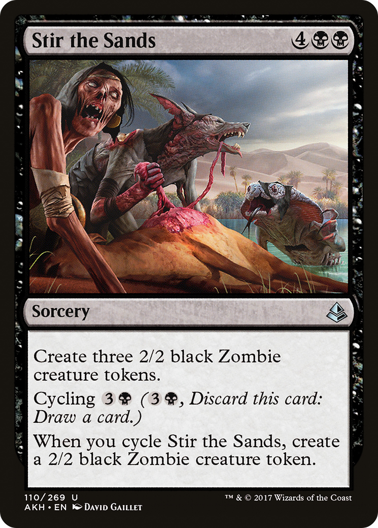 Stir the Sands (AKH-110)  Foil - Amonkhet