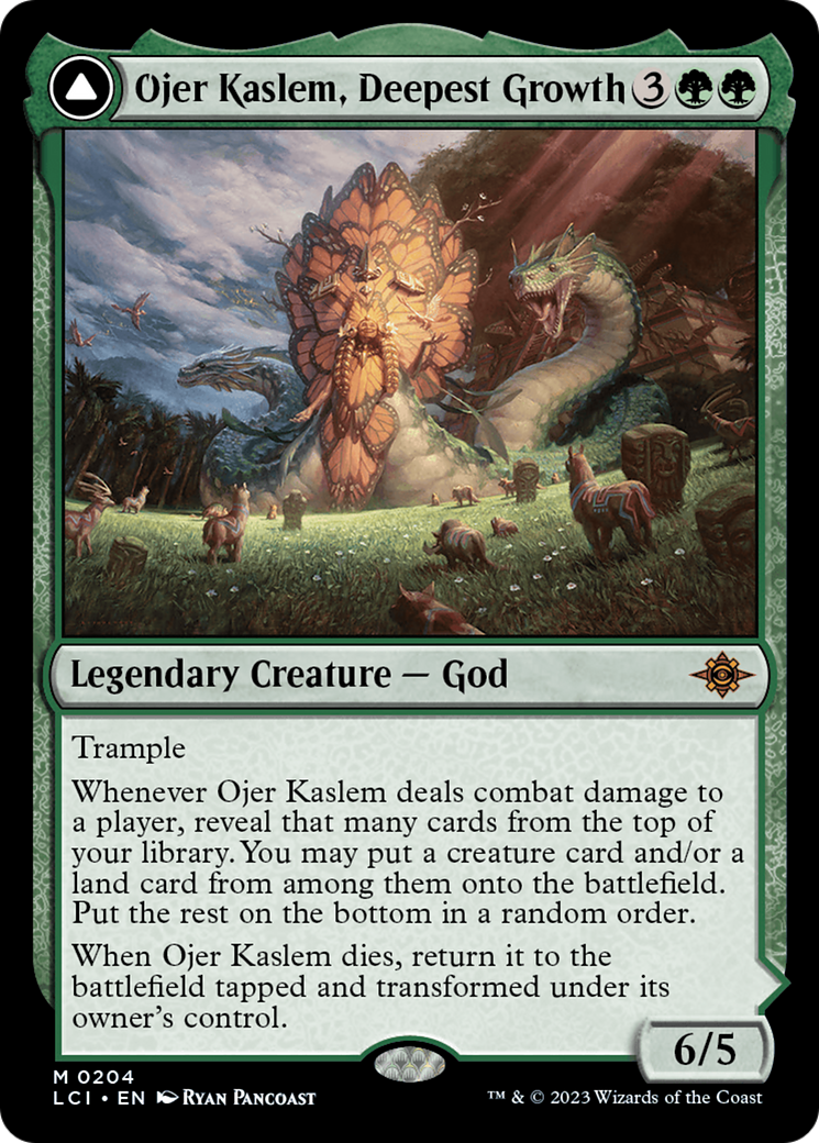 Ojer Kaslem, Deepest Growth (LCI-204)  Foil - The Lost Caverns of Ixalan