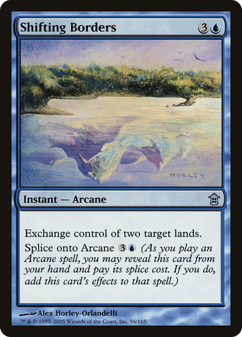 Shifting Borders (SOK-056)  Foil - Saviors of Kamigawa