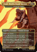 Altair, Brotherhood Mentor - Kelsien, the Plague (SLD-1558) - Secret Lair Drop / Altaïr, Brotherhood Mentor (Borderless) Foil
