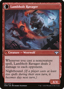 Lambholt Raconteur (VOW-167)  Foil - Innistrad: Crimson Vow: (Double Faced Transform)