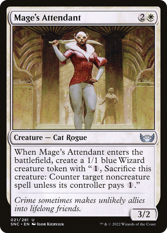 Mage's Attendant (SNC-021)  - Streets of New Capenna
