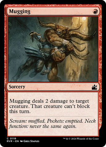 Mugging (RVR-119)  Foil - Ravnica Remastered