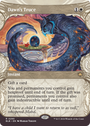 Dawn's Truce (Showcase) (BLB-295)  Foil - Bloomburrow: (Showcase) (Borderless)