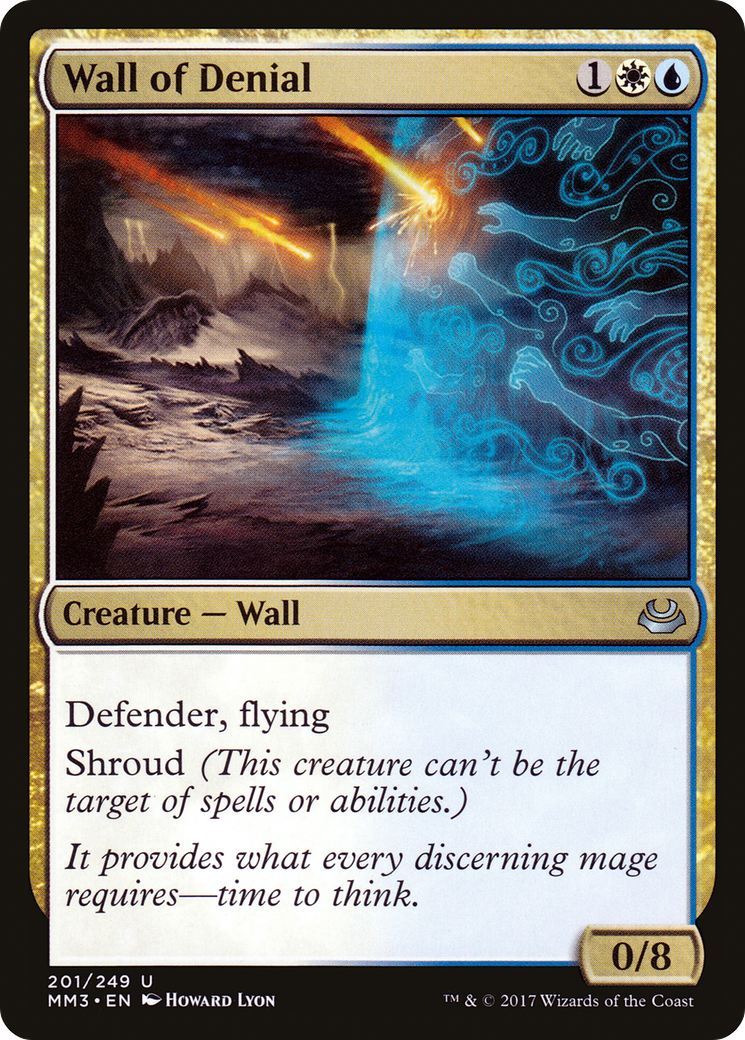 Wall of Denial (MM3-201)  Foil - Modern Masters 2017