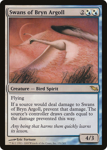 Swans of Bryn Argoll (SHM-151)  Foil - Shadowmoor