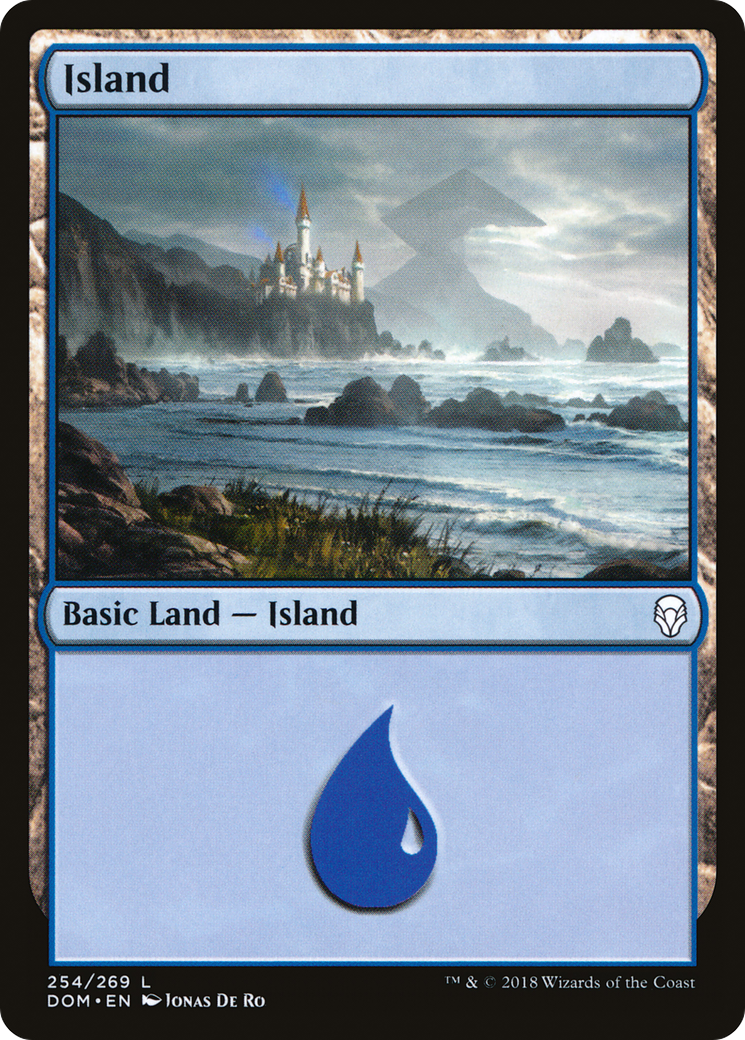 Island (254) (DOM-254)  - Dominaria