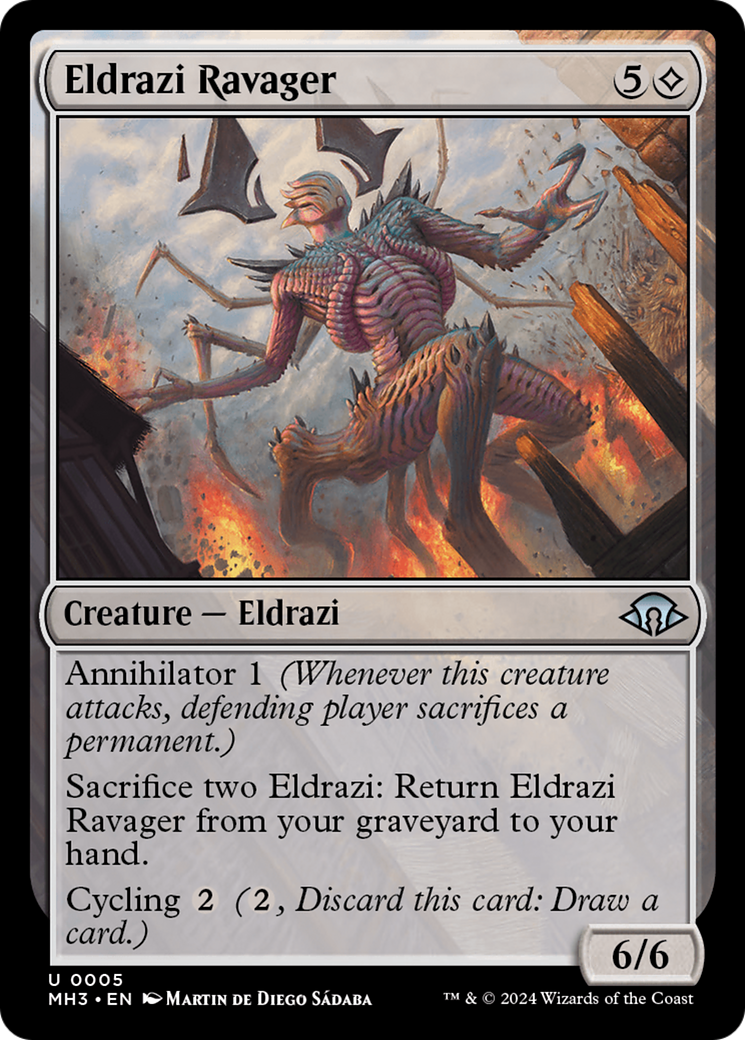 Eldrazi Ravager (MH3-005)  - Modern Horizons 3
