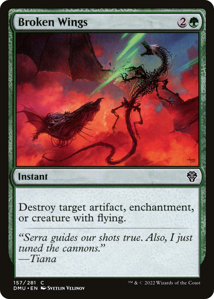 Broken Wings (DMU-157)  Foil - Dominaria United