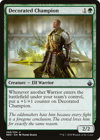 Decorated Champion (BBD-069)  Foil - Battlebond