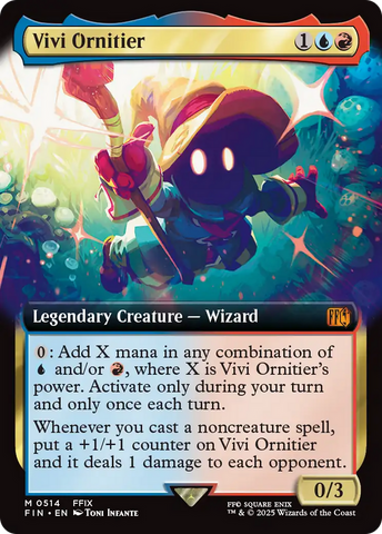 Vivi Ornitier (Extended Art) (FIN-514)  Foil - FINAL FANTASY: (Extended Art)