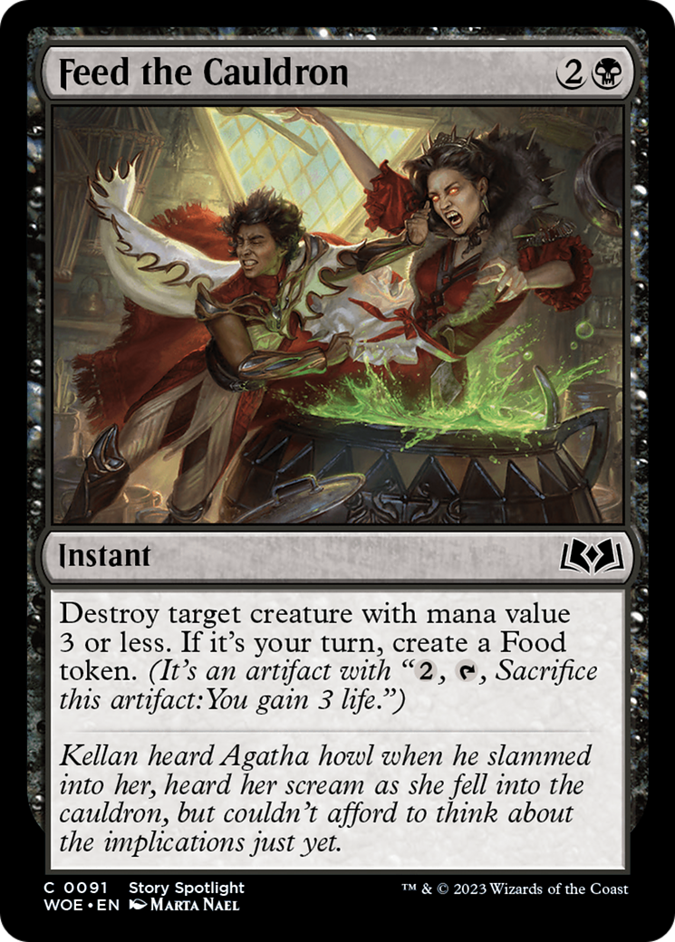 Feed the Cauldron (WOE-091)  Foil - Wilds of Eldraine
