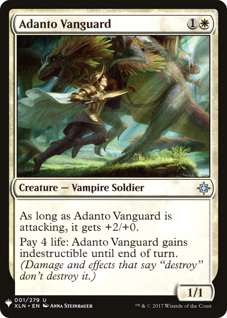 Adanto Vanguard (LIST-001)  - The List