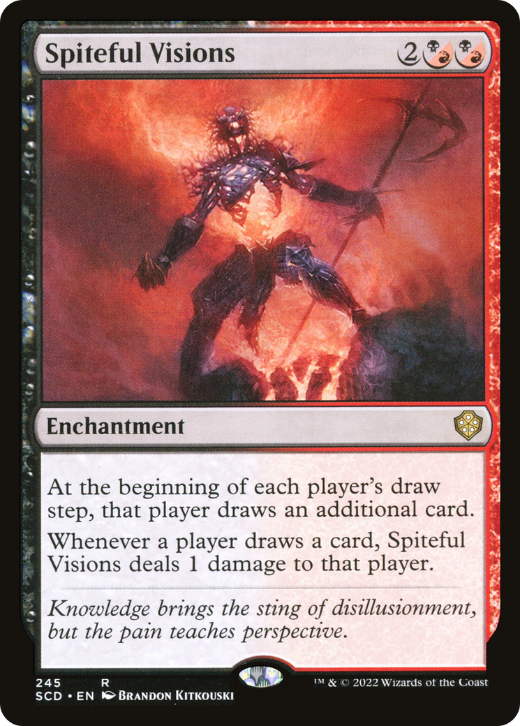 Spiteful Visions (SCD-245)  - Starter Commander Decks