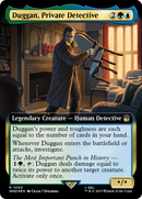 Duggan, Private Detective (Extended Art) (Surge Foil) (WHO-1000)  Foil - Doctor Who: (Extended Art)