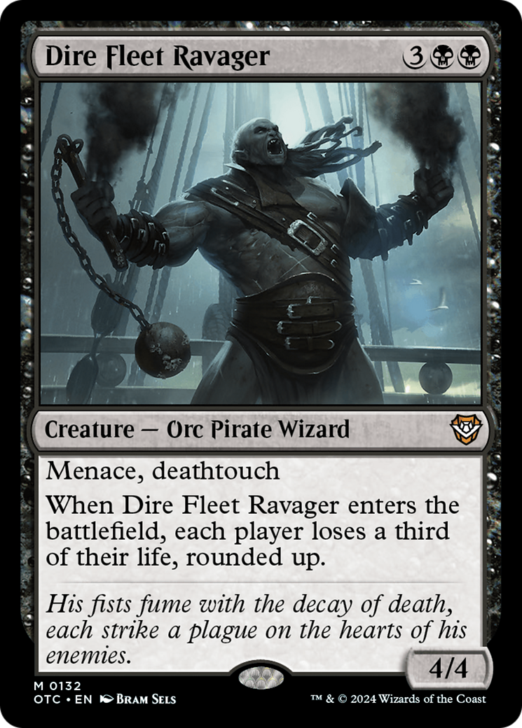 Dire Fleet Ravager (OTC-132)  - Outlaws of Thunder Junction Commander