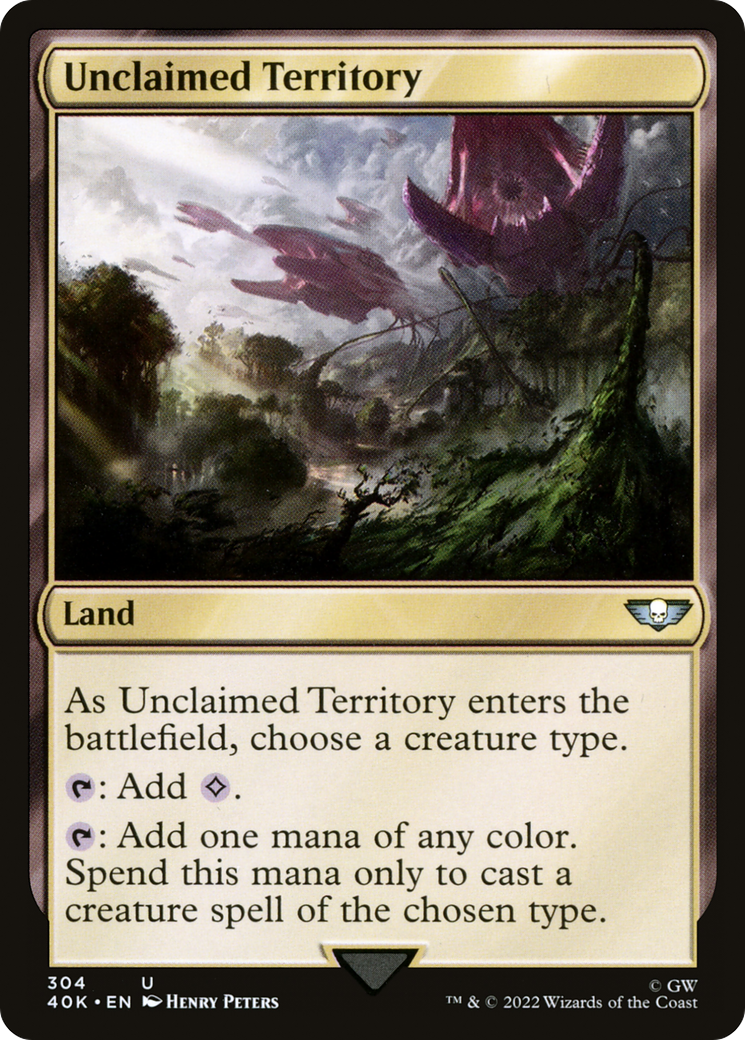 Unclaimed Territory (40K-304)  - Warhammer 40,000 Commander