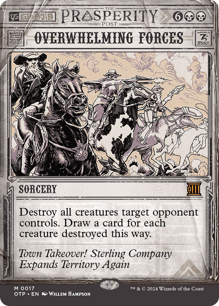 Overwhelming Forces (OTP-017)  - Breaking News: (Showcase) (Borderless)