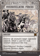 Overwhelming Forces (OTP-017)  Foil - Breaking News: (Showcase) (Borderless)