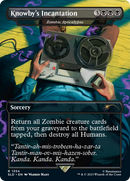 Knowby's Incantation - Zombie Apocalypse (SLD-1354) - Secret Lair Drop / Knowby's Incantation (Borderless) Foil