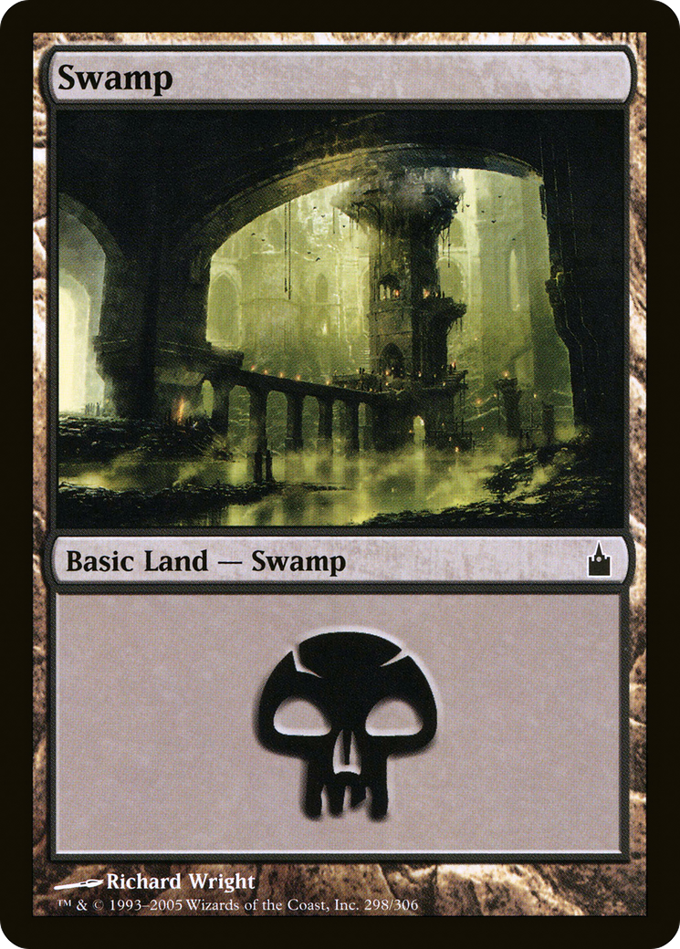 Swamp (298) (RAV-298)  - Ravnica: City of Guilds