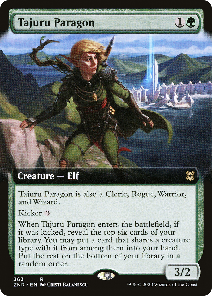 Tajuru Paragon (Extended Art) (ZNR-363)  Foil - Zendikar Rising