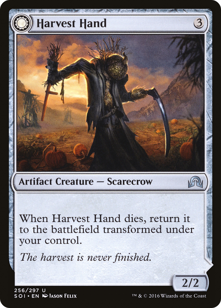 Harvest Hand (SOI-256)  Foil - Shadows over Innistrad: (Double Faced Transform)